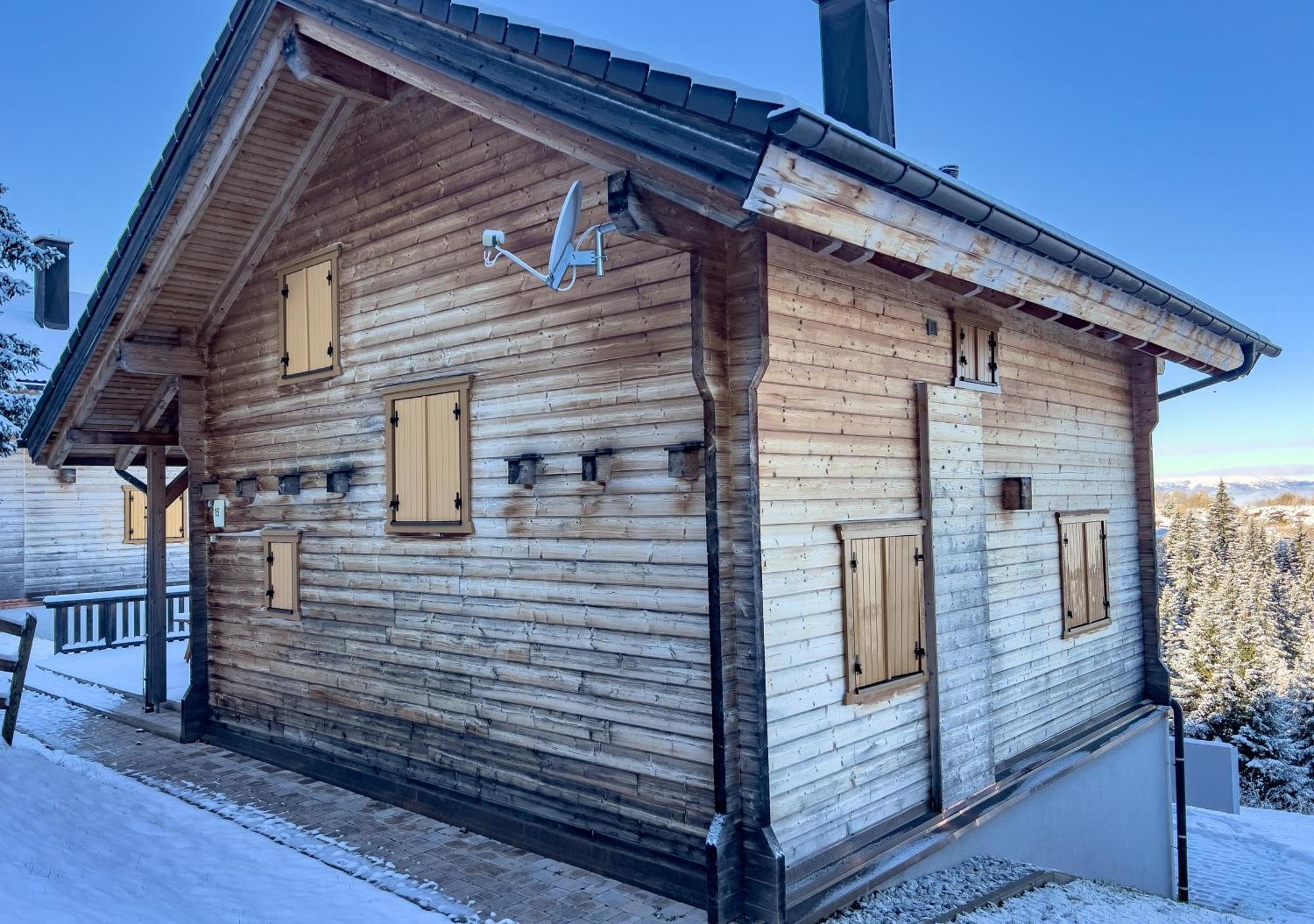 1A Chalet Koralpenzauber - Wandern, Grillen, Sauna Und Traumblick 沃尔夫斯堡 外观 照片