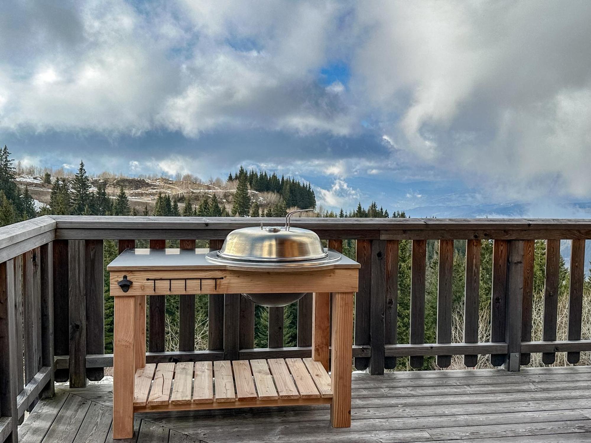 1A Chalet Koralpenzauber - Wandern, Grillen, Sauna Und Traumblick 沃尔夫斯堡 外观 照片